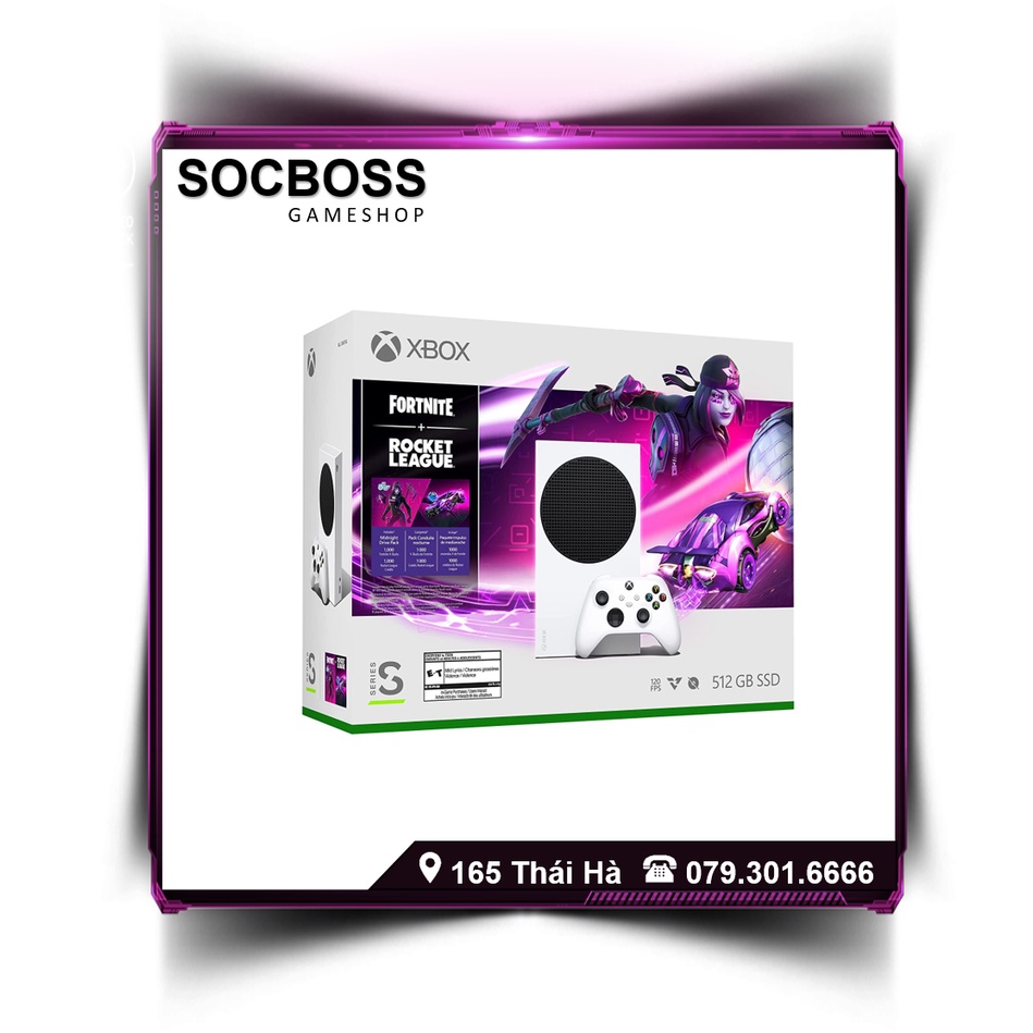 Máy chơi game Xbox Series S – Fortnite & Rocket League Bundle