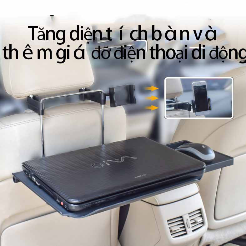 Bàn Xếp Để Laptop, bàn thực phẩm xách tay, có thể được cài đặt phía sau ghế xe hơi