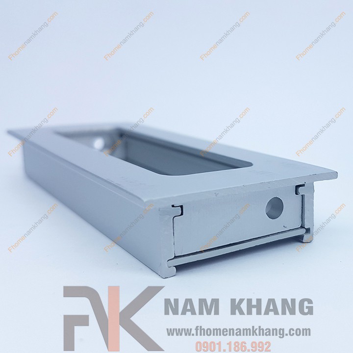 Tay nắm âm tủ bằng nhôm mờ NK012 (Màu Nhôm Mờ)