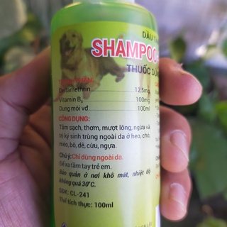 Dầu tắm thú y SHAMPOO SUPER 100ml