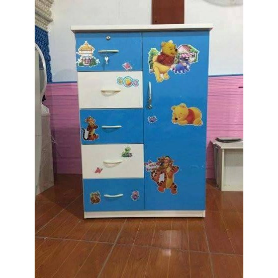 Tủ nhựa đài loan - Tủ trẻ em 1 cánh 5 ngăn kéo Giá rẻ Hà Nội