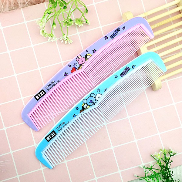 Lược chải tóc mẫu đẹp✅FREESHIP 🚛Lược chải tóc mẫu đẹp răng to và răng nhỏ họa tiết màu sắc cực đẹp giá rẻ-Phát Huy Hoàng