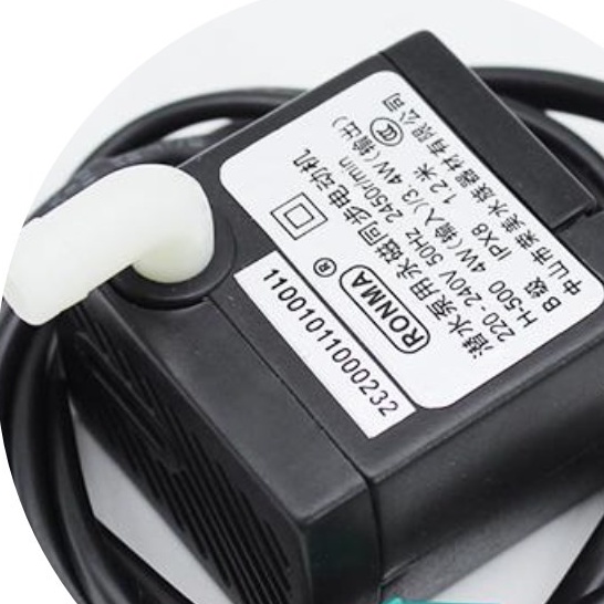 H-500 loại 4W Bơm quạt hơi nước AC120-16AR mẩu mới H-500  thay thế YuanHua YH-400MIX