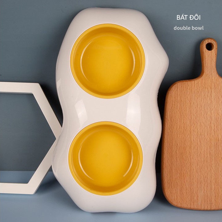 Bát Ăn Chống Lật Hình Trứng Opla Cho Mèo BA1311 MIAOCAT