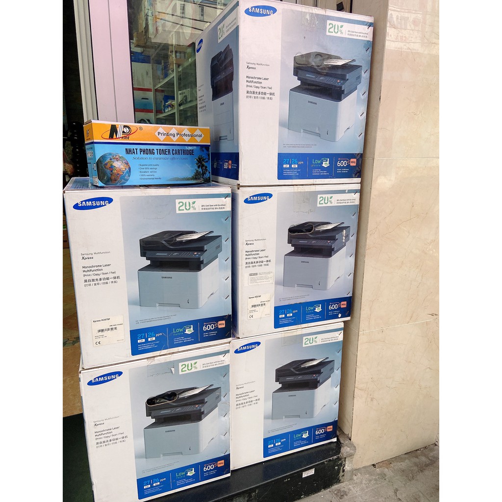 Máy in Laser Đen trắng SAMSUNG SL- M2675F - in / scan / copy / fax - MỚI 100%