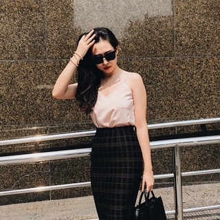Áo hai dây lụa nữ 2NDDATE TOP020Y