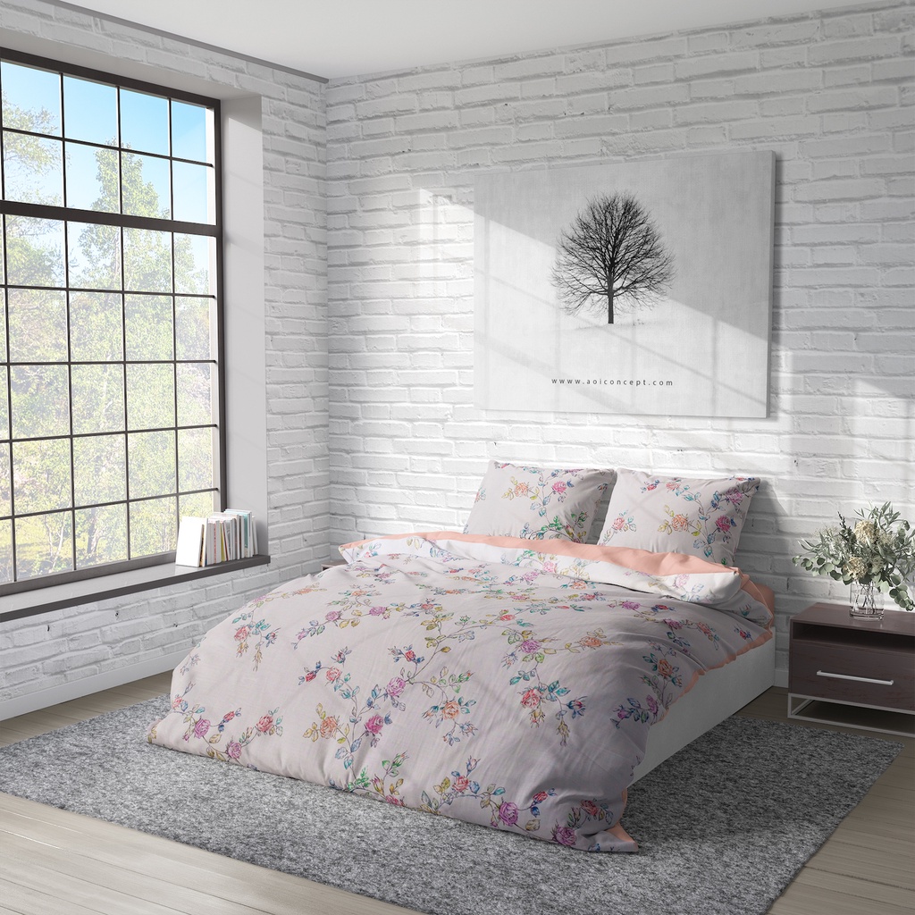 Trọn Bộ - 5 Món Ra Giường Lụa Tencel Cao Cấp - [ Be Your Own Muse ]