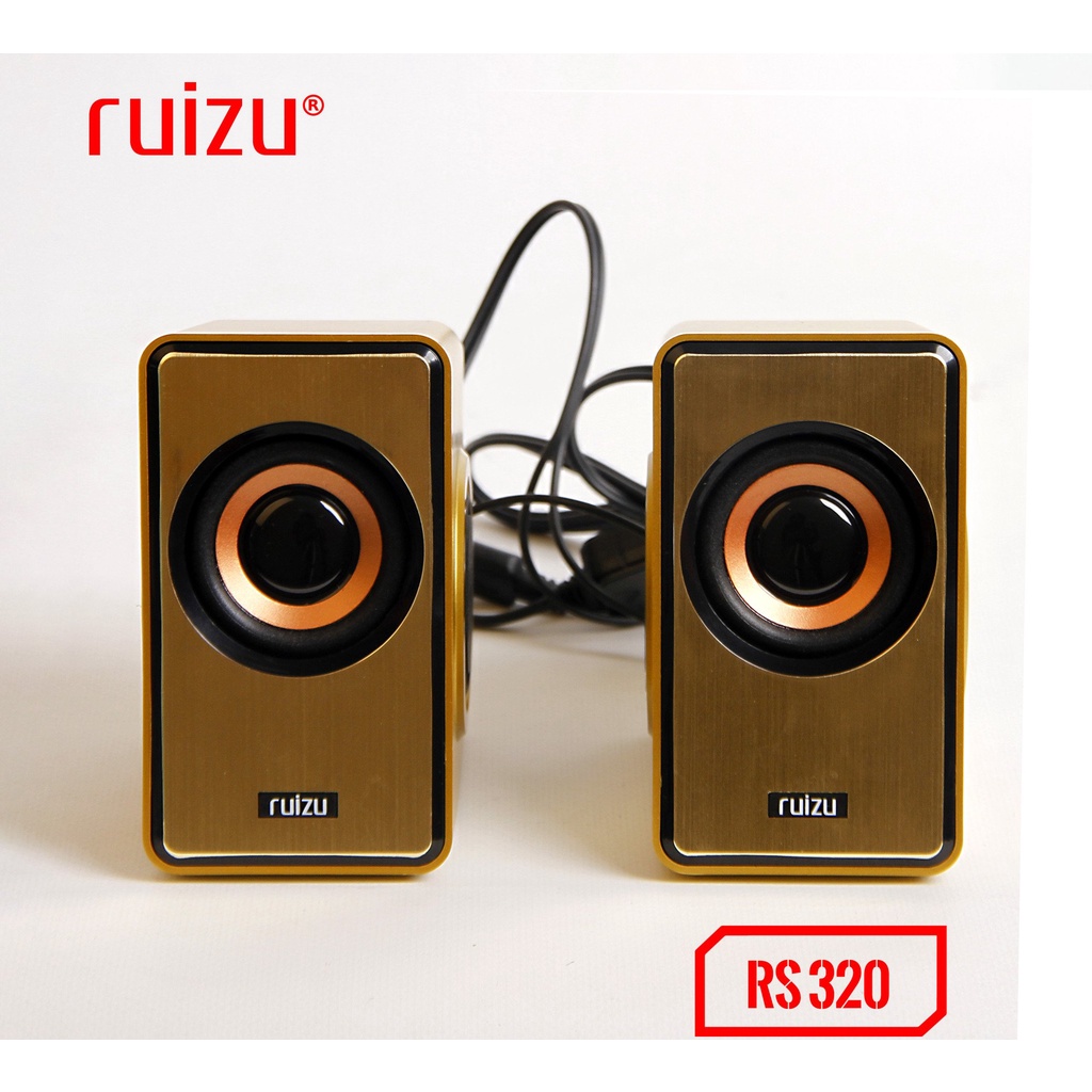 Loa vi tính 2.0 Ruizu RS-320 (Màu Random) - Nhất Tín Computer