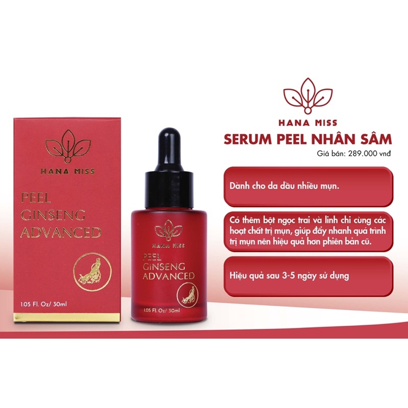 (Tặng 6 Mặt Nạ Kèm Theo)Combo 2 sản phẩm chăm sóc da đánh bay mụn làm trắng sáng da Hana Miss | BigBuy360 - bigbuy360.vn