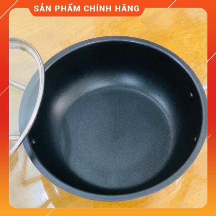 [Hàng chính hãng - Bảo hành 5 năm] Nồi inox Fivestar 3 đáy chống dính cao cấp, nắp kính cường lực