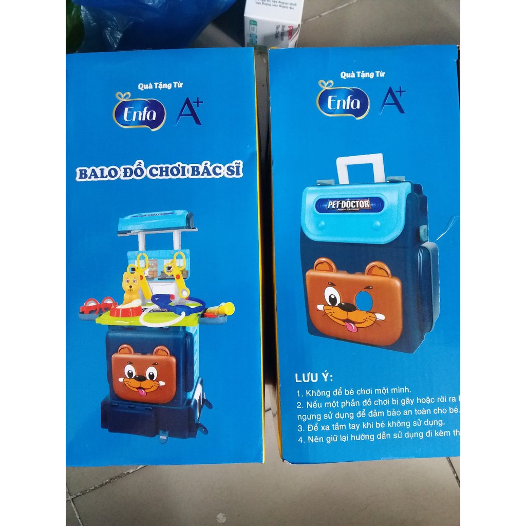 Balo đồ chơi bác sĩ thú cưng