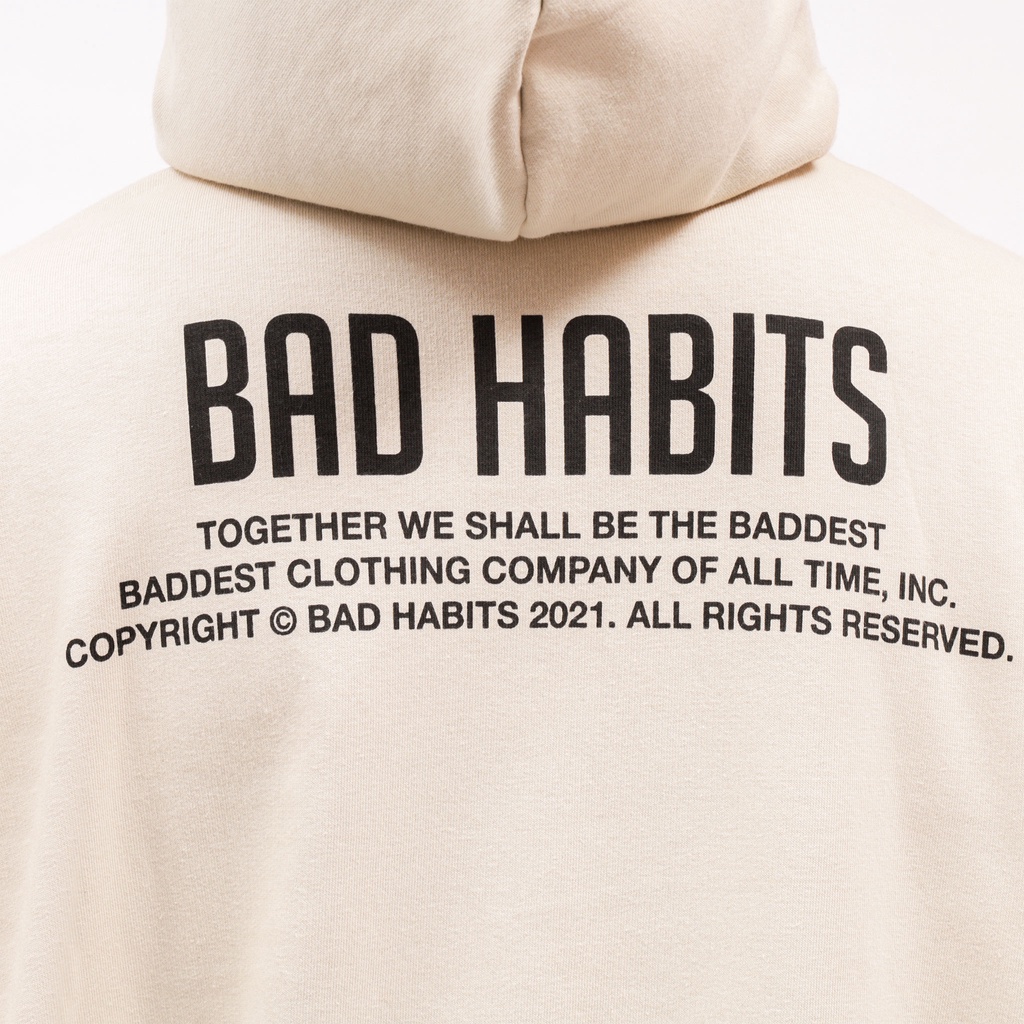 Áo Khoác Nam Nữ Bad Habits THE MYSTERY HOODIE - Local Brand Chính Hãng