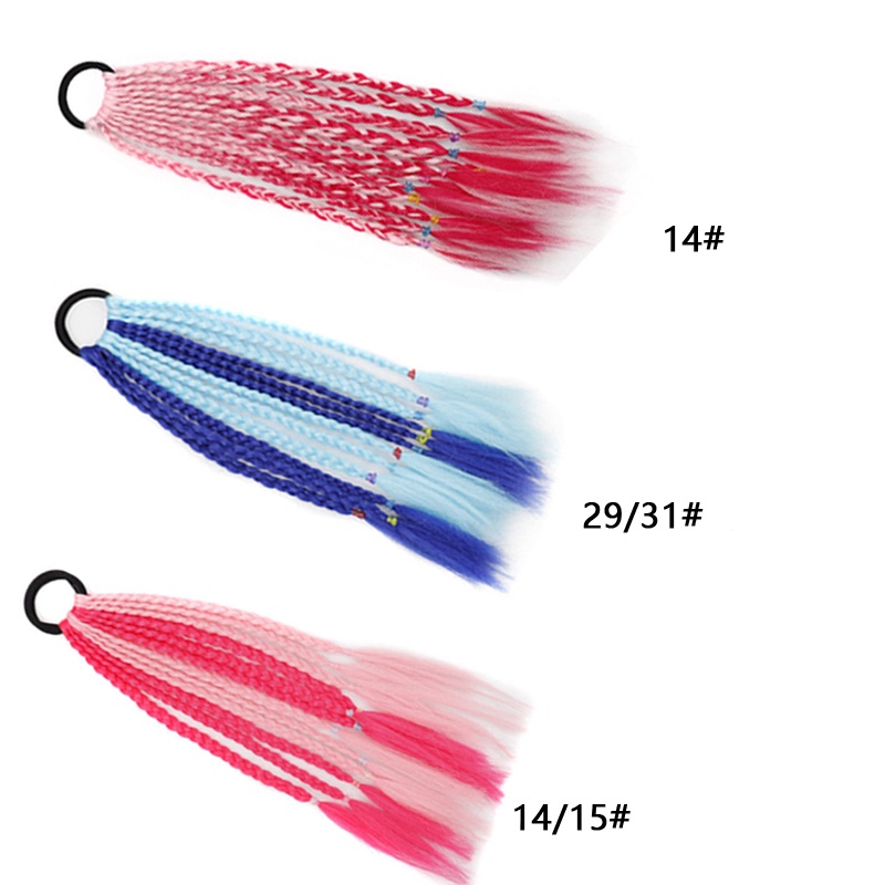 Dây Buộc Tóc Đuôi Ngựa Co Giãn Nhiều Màu Sắc