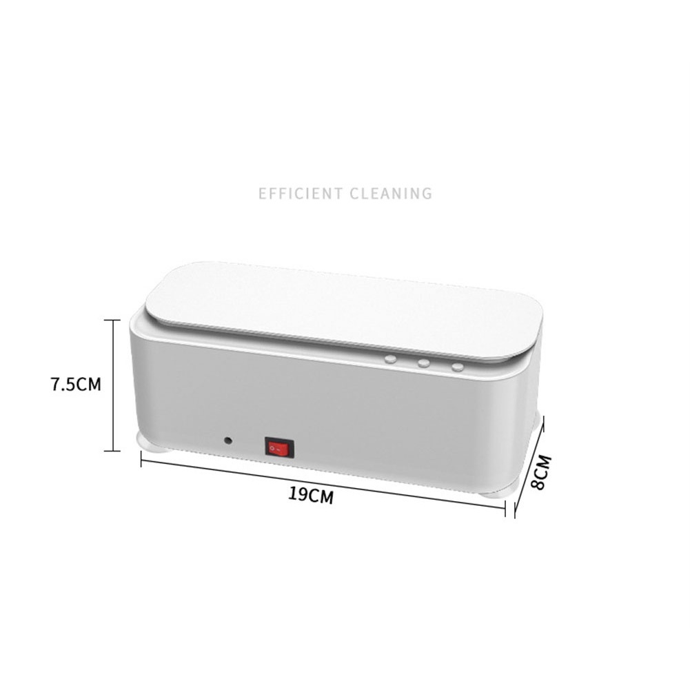 Máy Vệ Sinh Trang Sức / Đồng Hồ / Mắt Kính Bằng Sóng Siêu Âm Tần Số Cao 45000hz