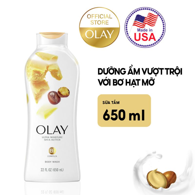 Sữa_tắm_OLAY_Bơ__Hạt_Mỡ_[CHÍNH_HÃNG]