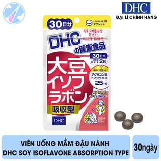 Thực Phẩm Bảo Vệ Sức Khỏe Viên Uống Mầm Đậu Nành DHC Soy Isoflavone Absorption Type