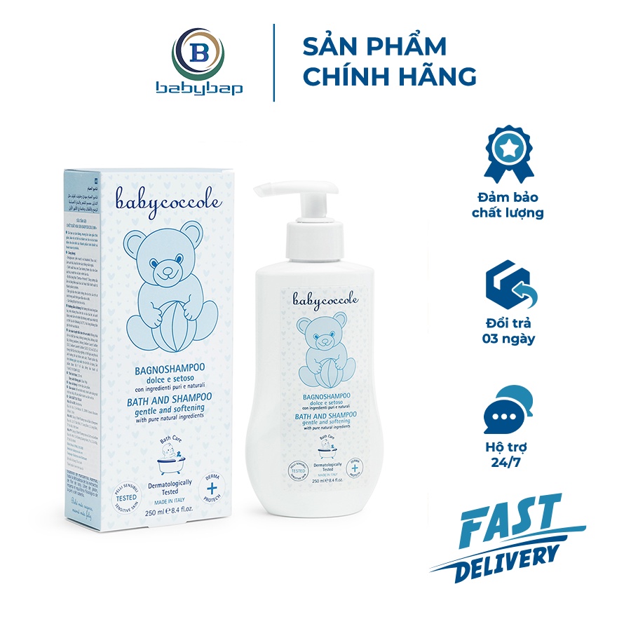 Sữa Tắm Gội Chiết Xuất Hoa Sen Babycoccole 0M+ An Toàn Tuyệt Đối Cho Trẻ Sơ Sinh