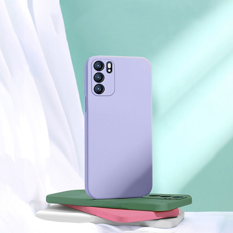 Ốp Điện Thoại Silicon Dẻo Màu Sắc Ngọt Ngào Cho OPPO Reno 6Z 6 Pro 5 A16 A74 A54 4G 5G