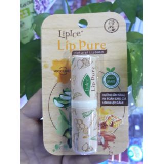 Son Dưỡng Không Màu an toàn cho môi nhạy cảm LipIce Lip Pure 4g