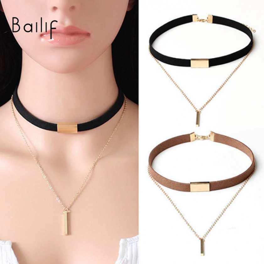 Vòng cổ choker dây xích cá tính