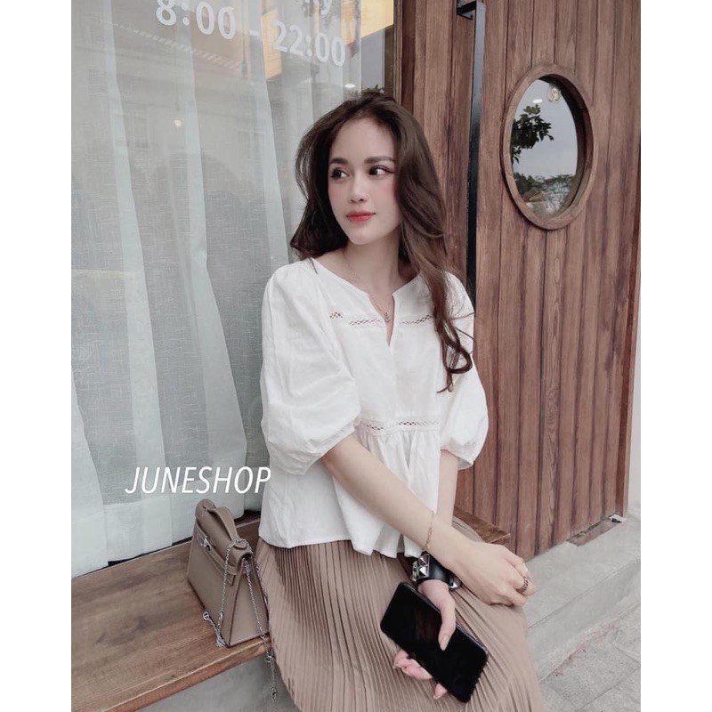 BÁN SỈ ÁO TRẮNG BBD PHỐI REN ZR CHO NỮ