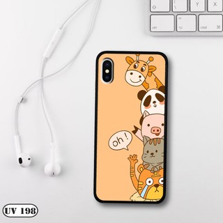 Ốp lưng nhám iPhone X/ iPhone XS in hình