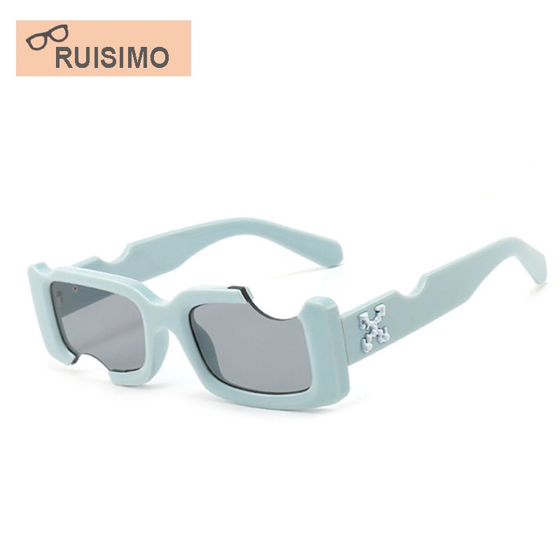 RUISIMO Kính Mát Khung Vuông Nhỏ Phong Cách Âu Mỹ Thời Trang Cho Nữ 2240