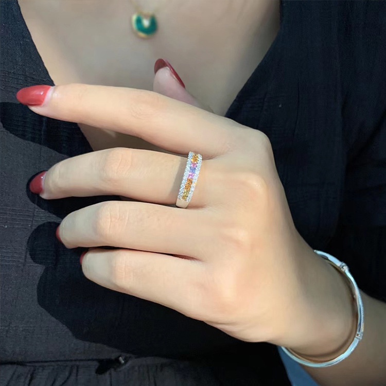 V.I.T House | Nhẫn S925 đá nhiều màu