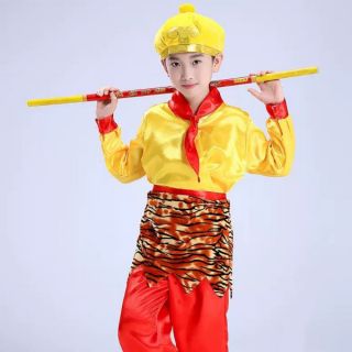 Trang Phục Tôn Ngộ Không Trẻ Em -Tặng Kèm Mặt Nạ