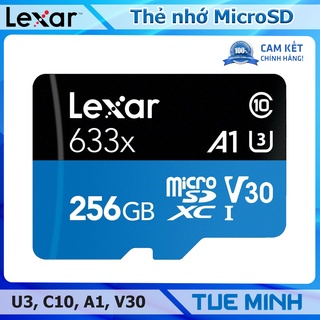 Mua Thẻ nhớ Lexar 256GB Micro SD Card SDXC UHS-I High Performance 633x 100MB/s U3 4K w/adapter TF Memory Card