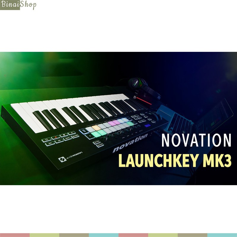 Novation Launchkey 49 MK3 - Midi Controller Chơi Nhạc Điện Tử Thế Hệ Mới 2020