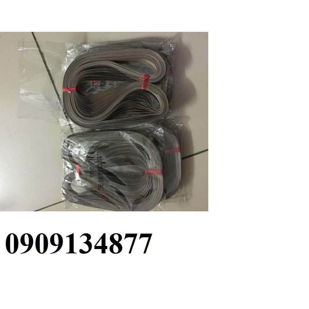 Combo 50 Dây nhiệt máy hàn, Dây nhiệt máy ép túi liên tục, 1 hộp dây nhiệt máy ép miệng bao FR900, FRM980,FRD1000-750mm