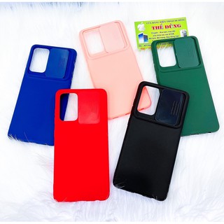 Ốp lưng Oppo A94 RENO5 A53 trượt bảo vệ che camera dẻo màu trơn chống bẩn