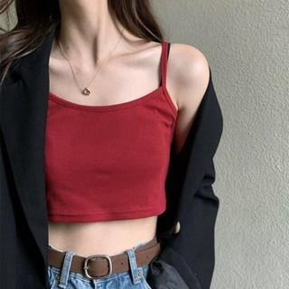 ÁO 2 DÂY CROPTOP CH