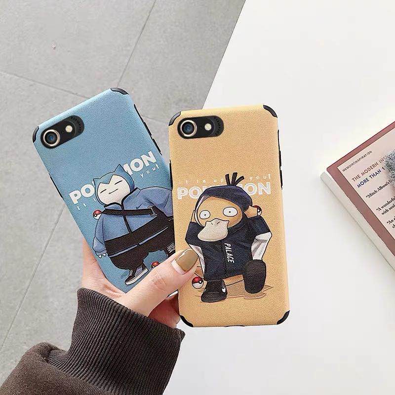 Ốp Điện Thoại Tpu Silicone Mềm Dập Nổi Hình Pokemon 3d Kèm Giá Đỡ Cho Iphone 6 6s 6plus 6s Plus 7 / 8 7plus 8plus