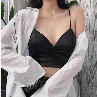 Áo bra bảng lớn satin lụa có mút