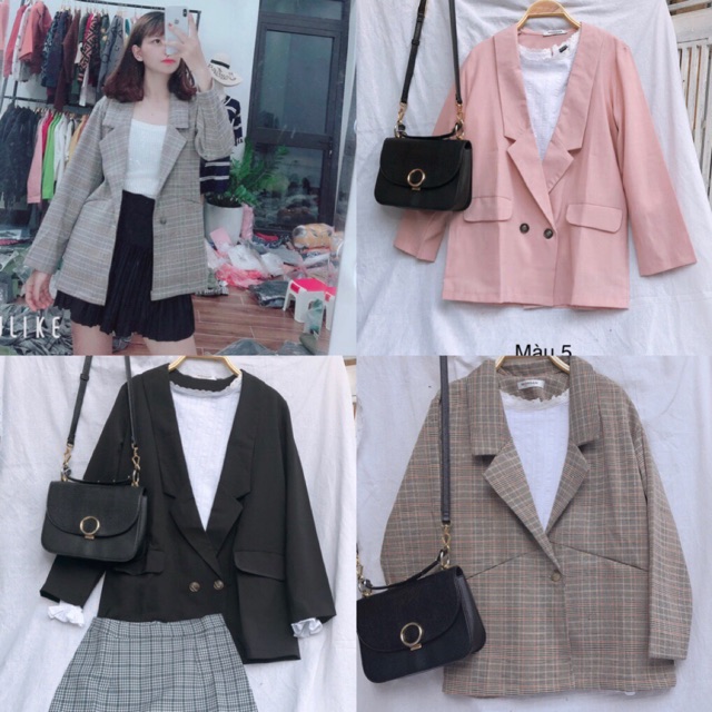 Áo vest blazer nhiều màu