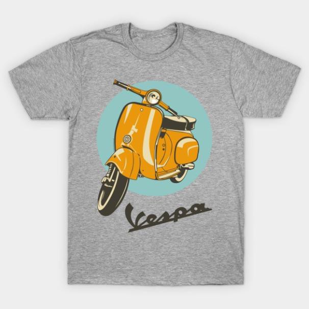 HOT SALE- Áo thun in Vespa Classic