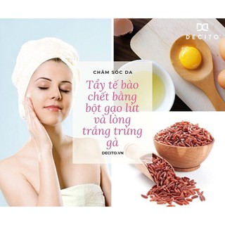 100Gr Bột Gạo Lứt Handmade Dưỡng Trắng