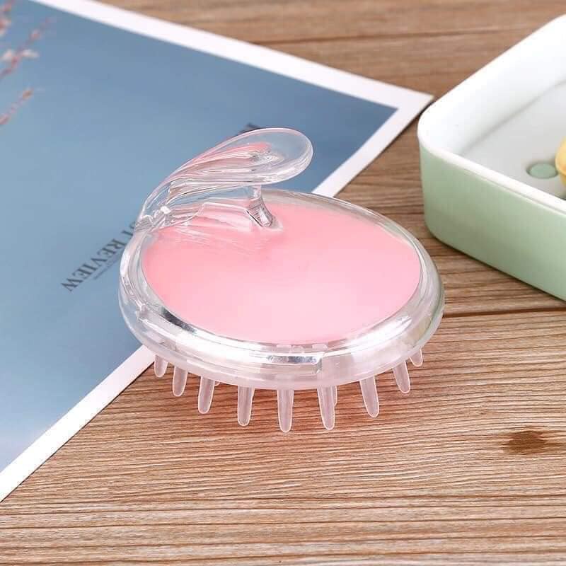 Lược gội đầu silicon, lược dưỡng sinh mát xa da đầu - lucy store thiết bị vật tư spa