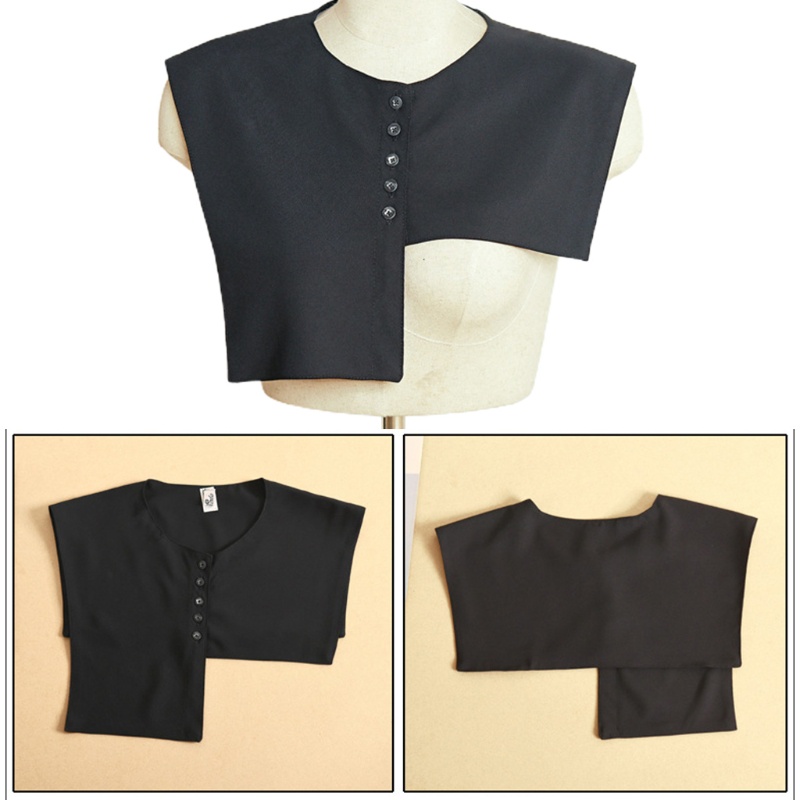 Khăn Choàng Cổ Đính Nút Nhiều Màu Sắc Phong Cách Hải Quân Cho Nữ