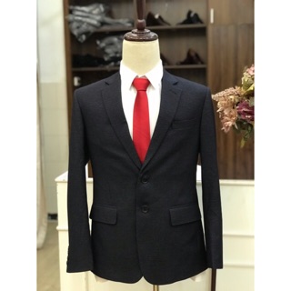 Bộ vest trung niên màu đen - AV804 MANTINO