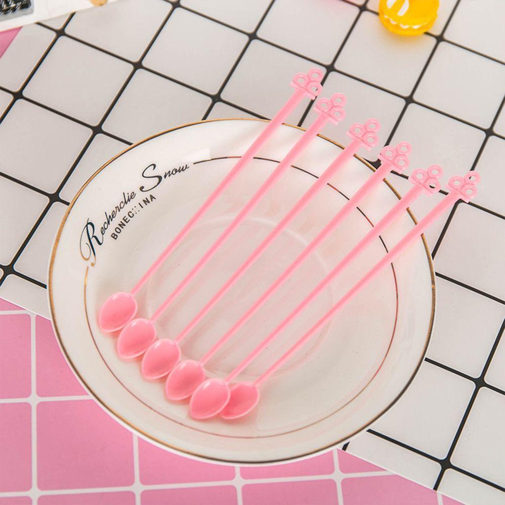 Muỗng Khuấy Cà Phê Mini Cán Dài Bằng Nhựa