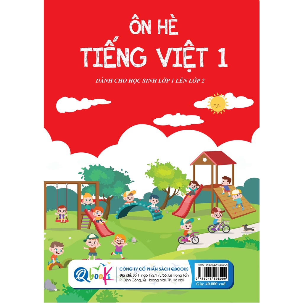 Sách - Ôn hè Tiếng Việt 1 dành cho học sinh từ lớp 1 lên lớp 2 (chương trình mới)