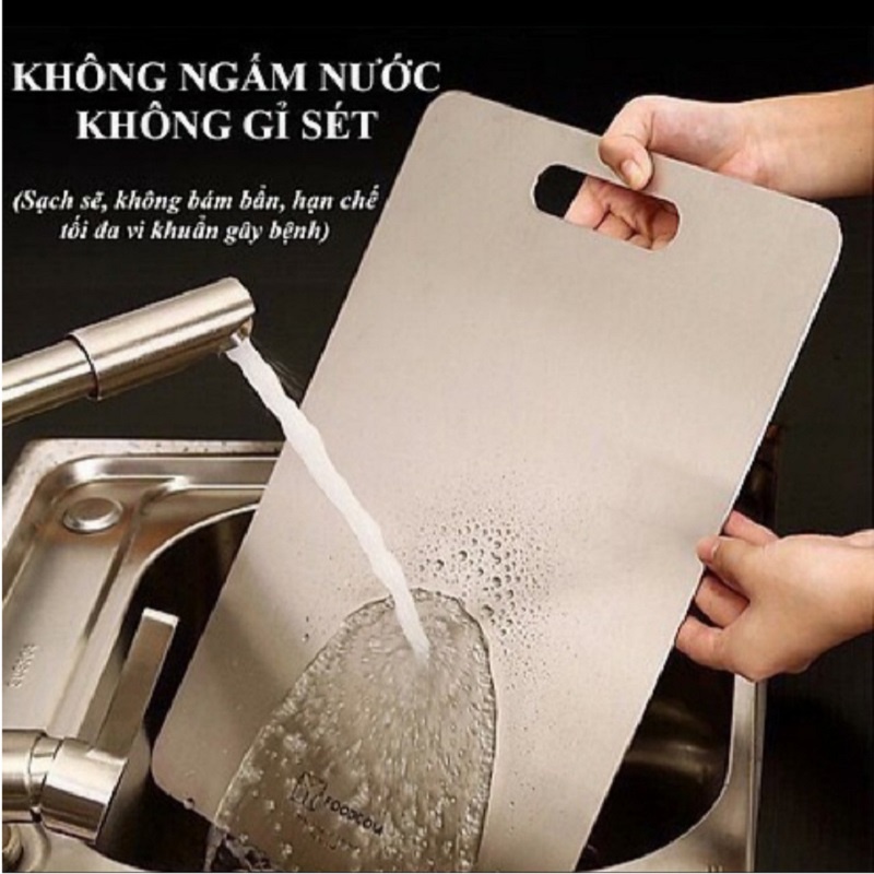 Thớt Inox 304 Kháng Khuẩn Chống Nấm Mốc Vệ Sinh Dễ Dàng Chịu Lực Tốt Và An Toàn Sức Khỏe