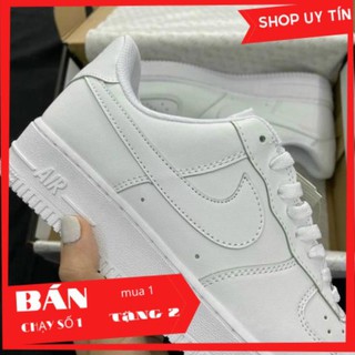 29(FREESHIP + ẢNH THẬT 1.1) Giày AF1 Force full trắng