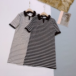 bán sỉ lẻ váy sơ mi cổ đức 2 màu