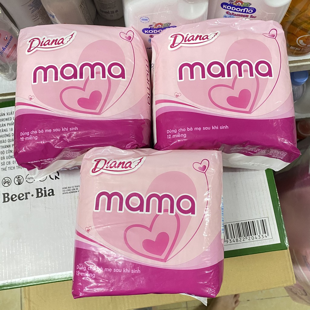 Băng vệ sinh Mama gói 12 miếng dành cho mẹ sau sinh