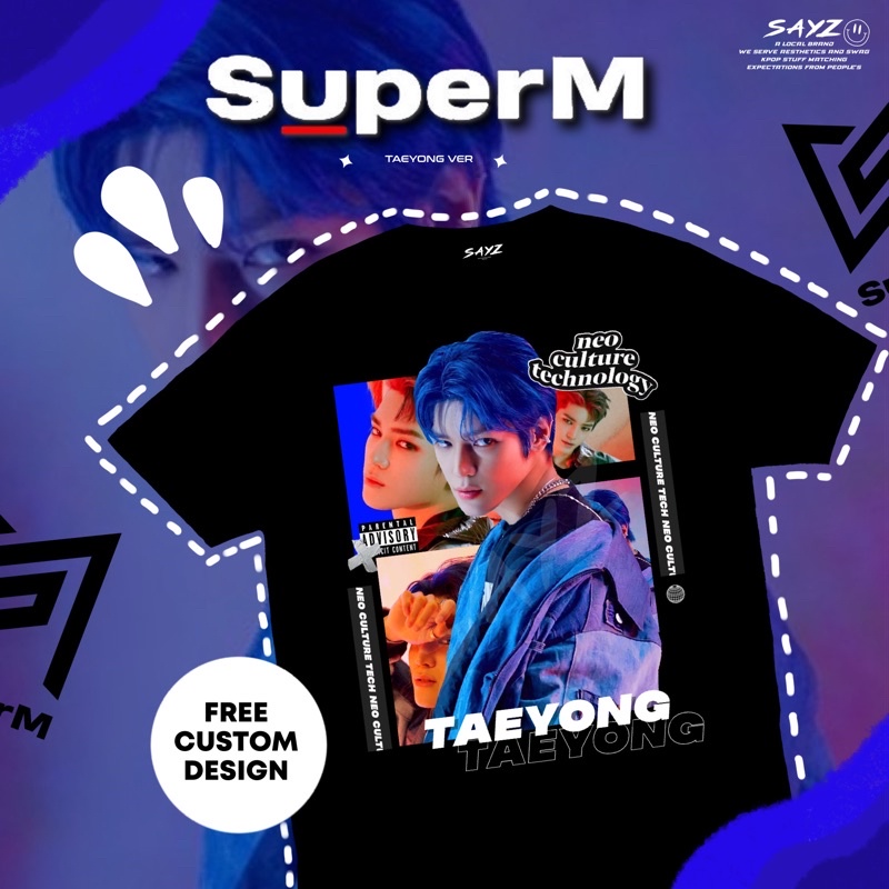 Áo Thun In Hình Thành Phố Taeyong SuperM NCT 127 NCT 2020 NCT U Neo City Phong Cách Hàn Quốc