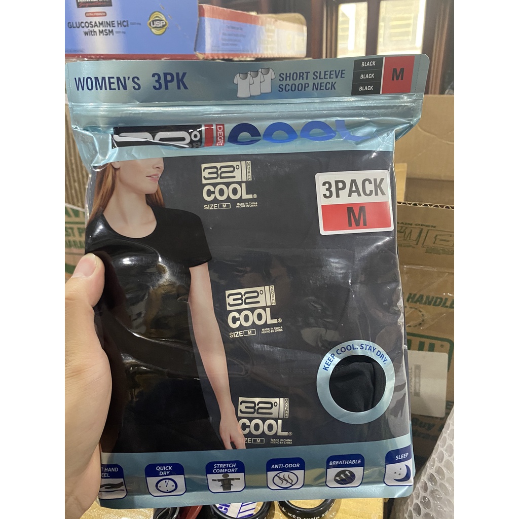 Set 3 Ao thun mát 32 độ cool